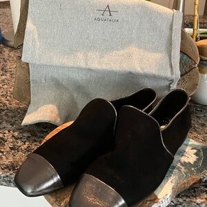 Aquatalia Revy suede loafer